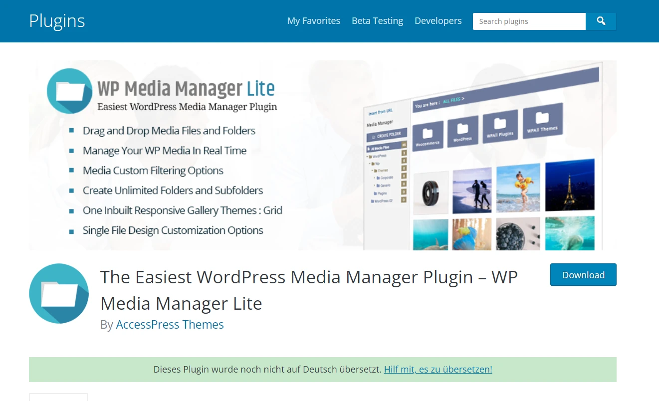 WP Media Manager