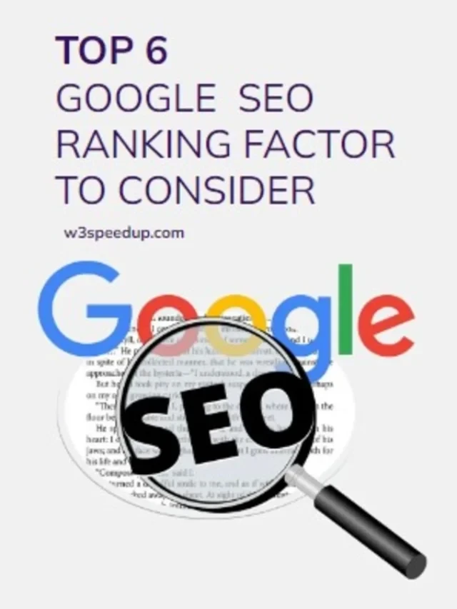 Google SEO Ranking Factors