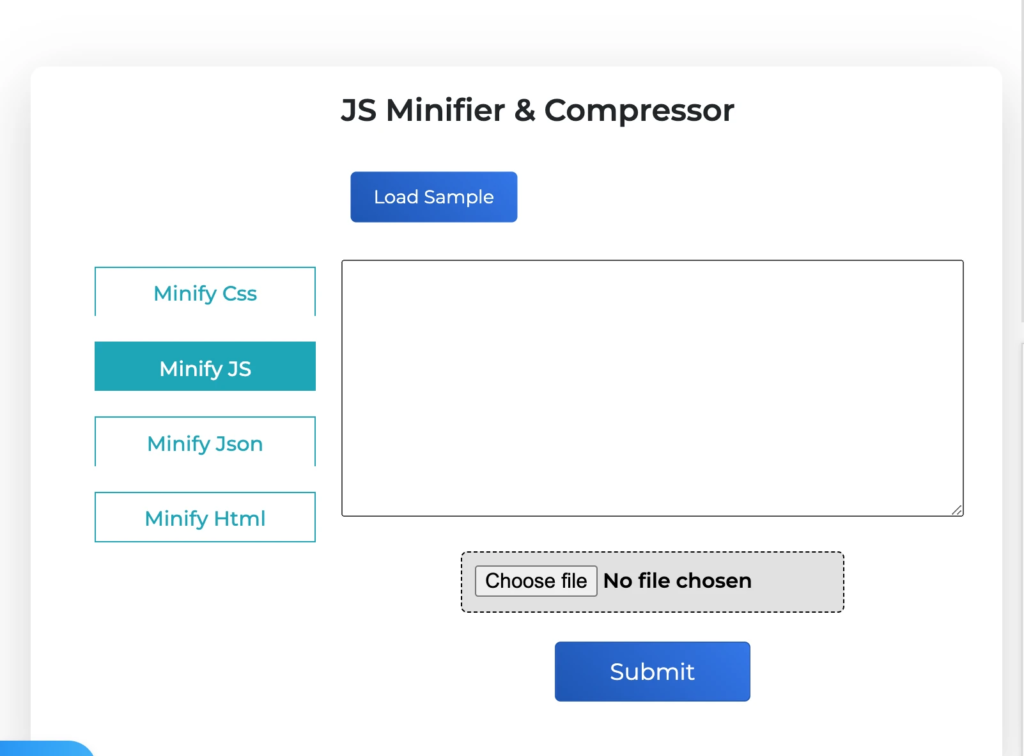 JS Minifier and Campressor