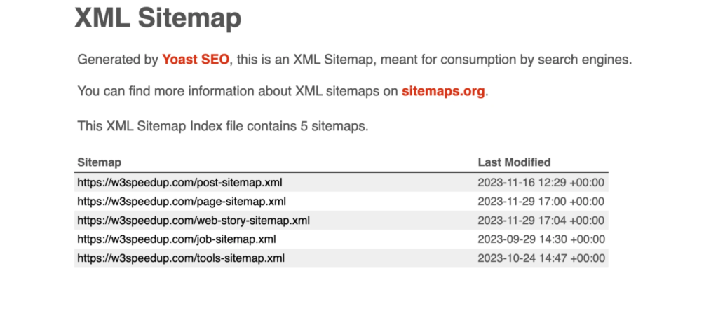sitemap - How to Check When a Website Was Last Updated - Easy Steps