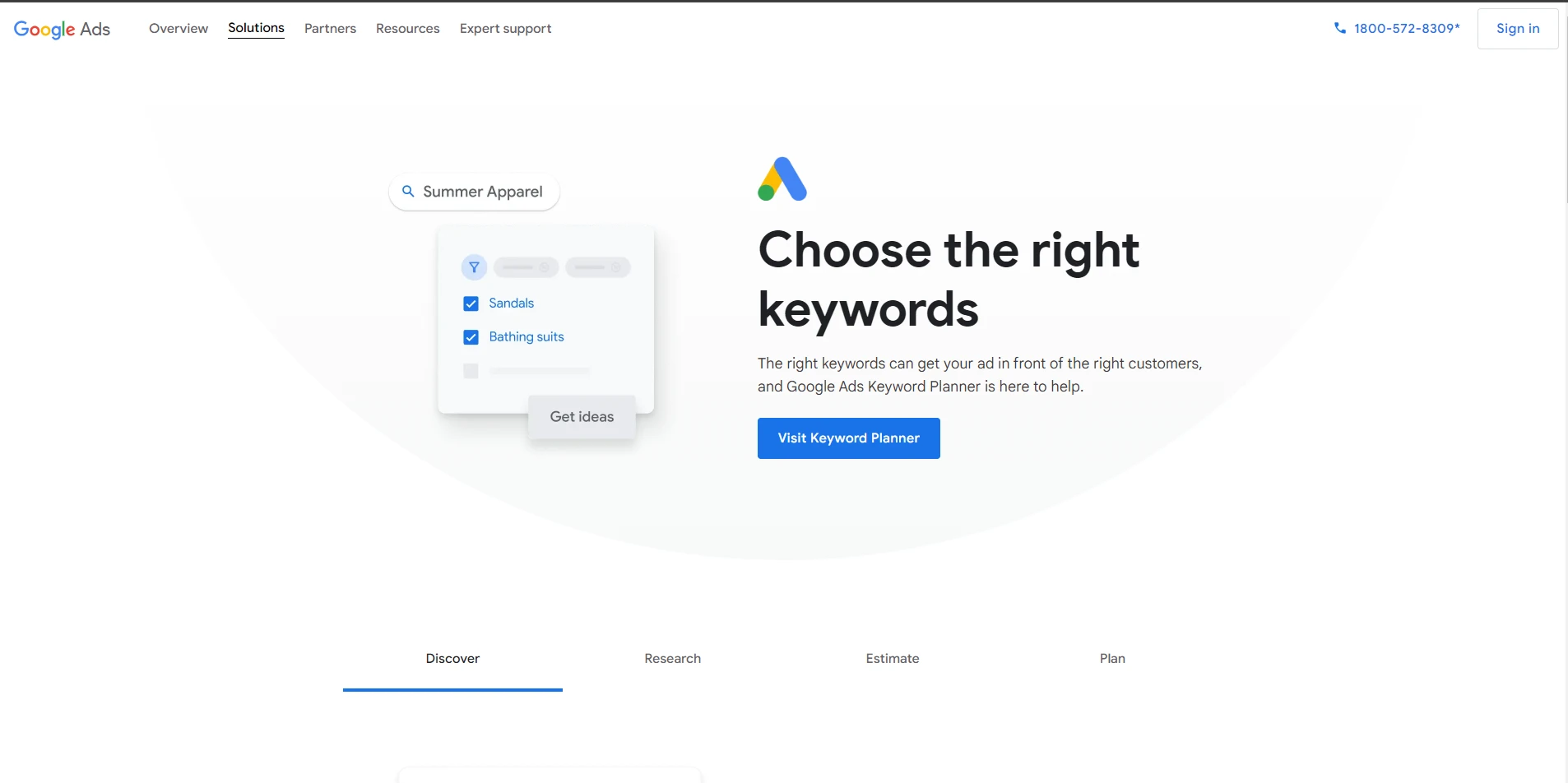 Google Keyword Planner - Keyword Research Tool