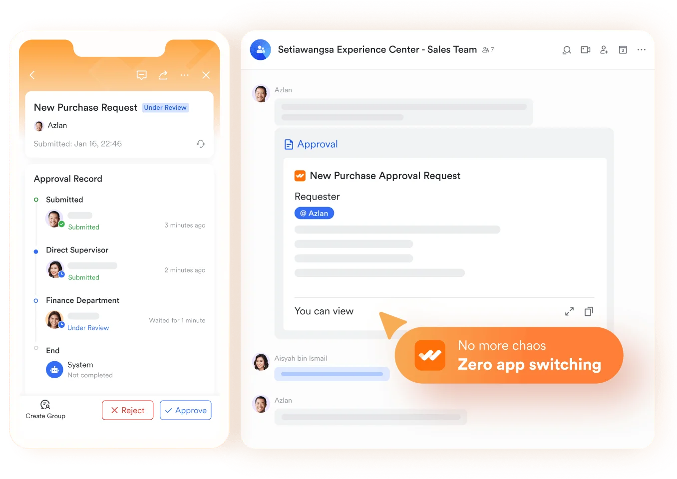 Lark Approval Accelerating client-facing decisions with automated workflows - Lark Client Collaboration - W3Speedup