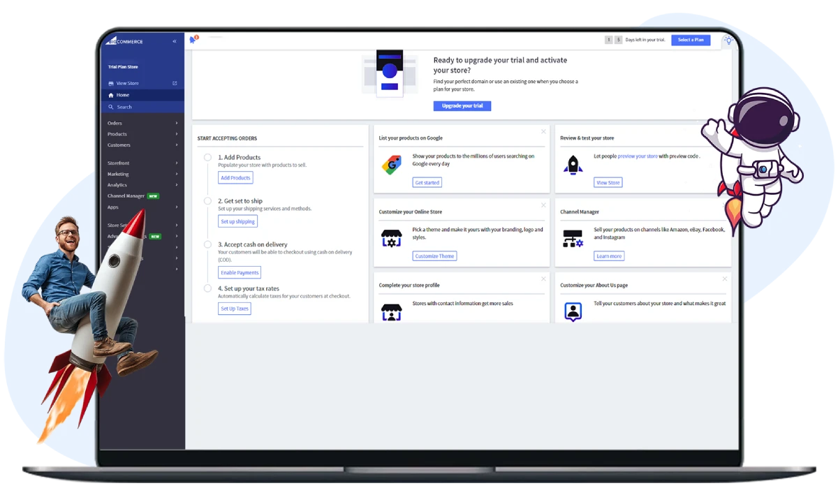 Big Commerece Dashboard