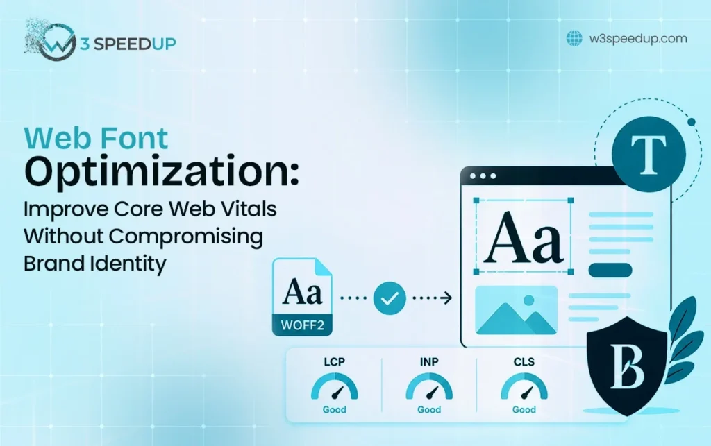 Web Font Optimization for Better CWV and Brand Consistency - W3Speedup