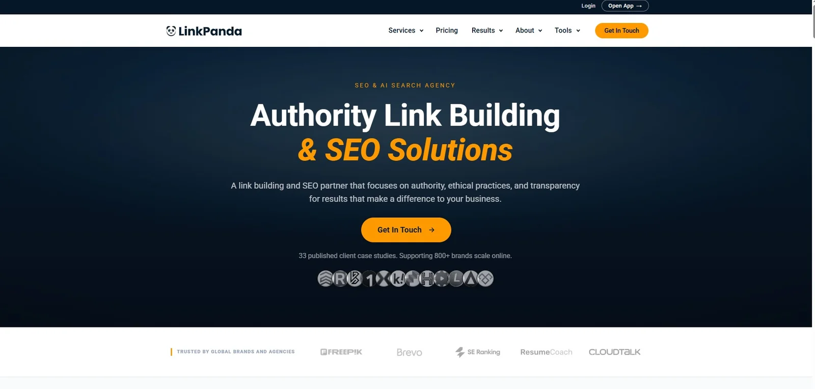 LinkPanda Website