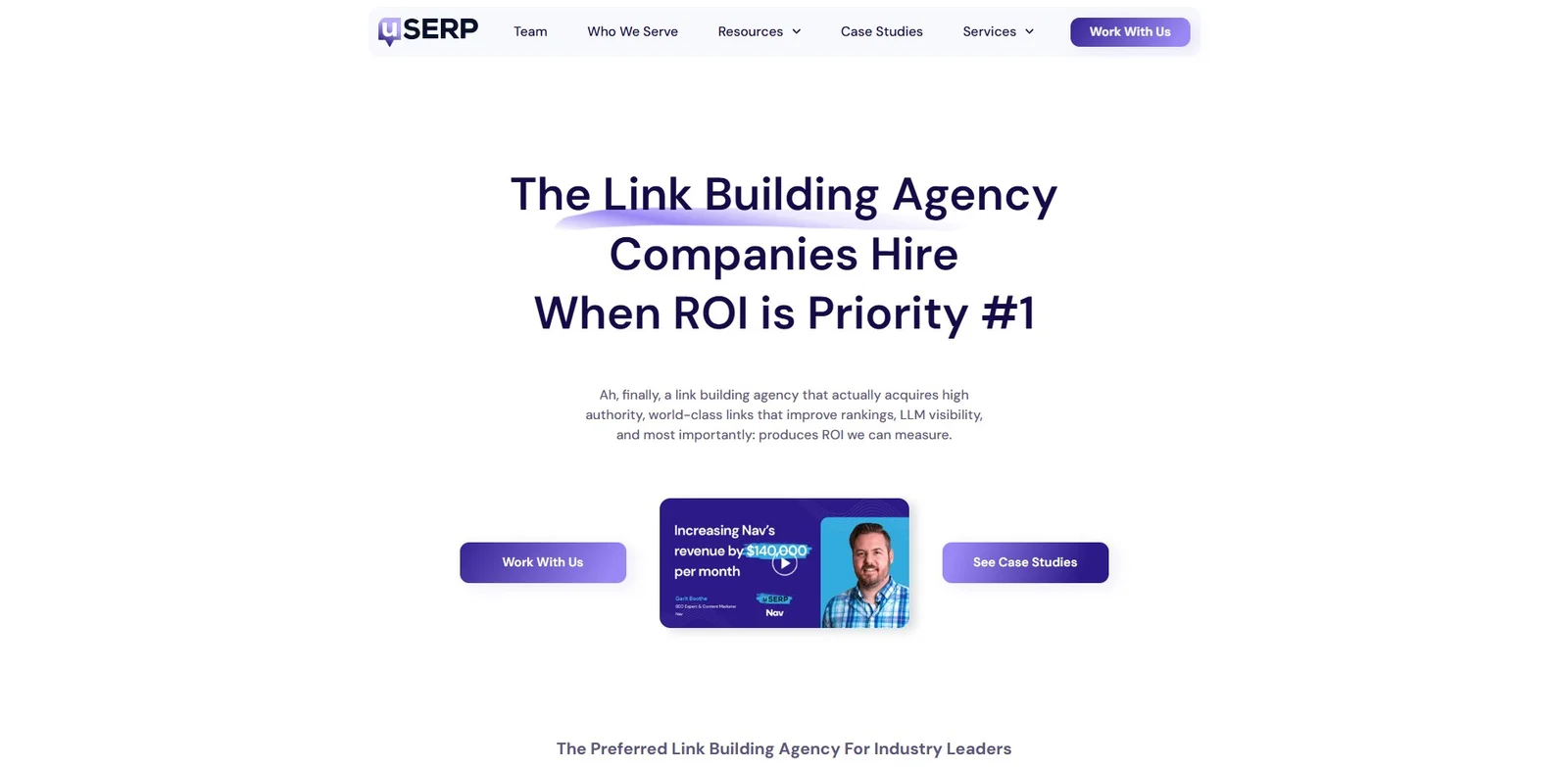 uSERP Website