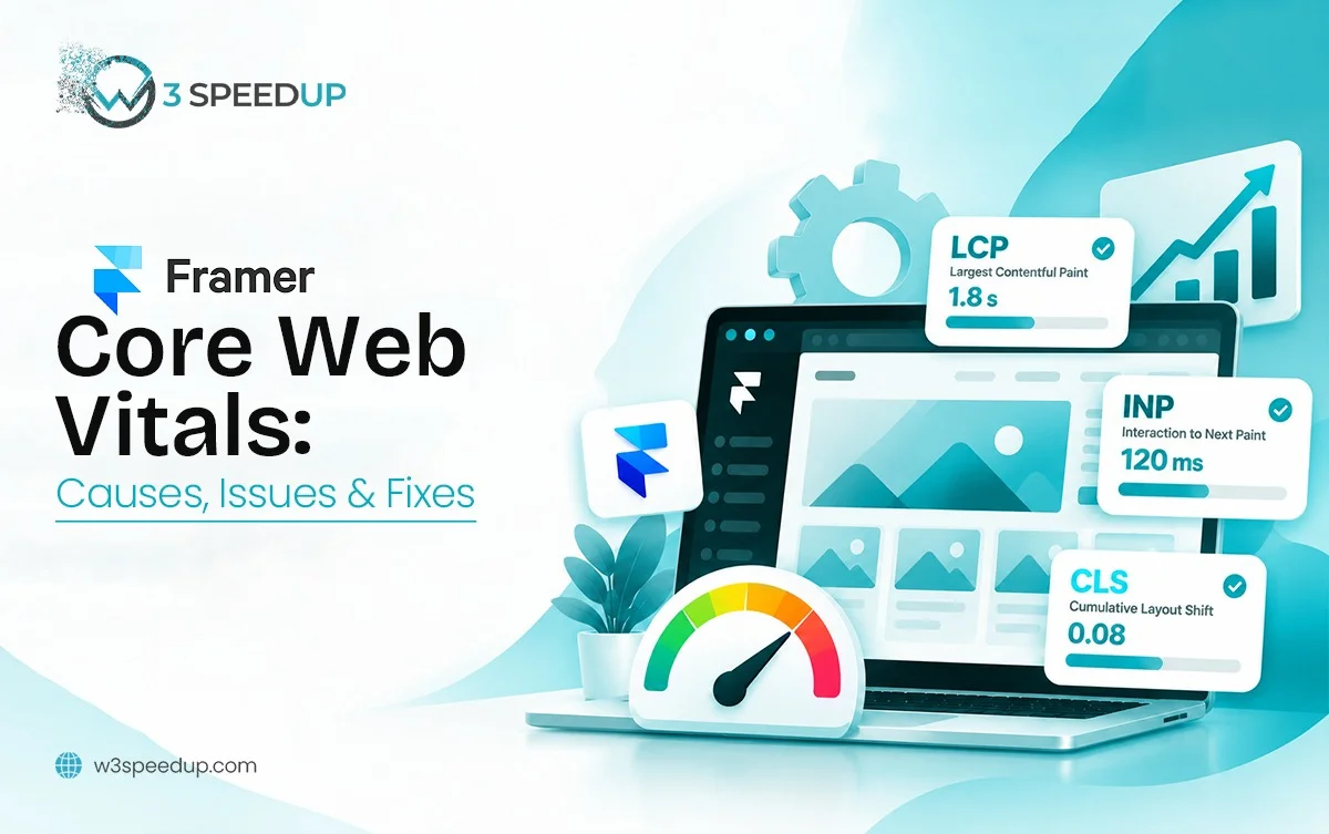 Why Does Your Framer Website Fail Core Web Vitals? Common Causes & Fixes