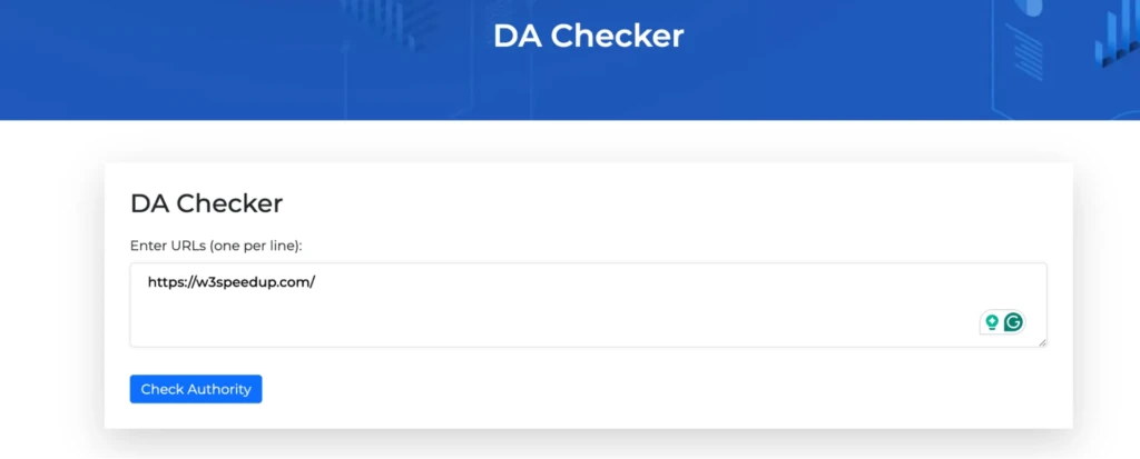 DA Checker Tool 2