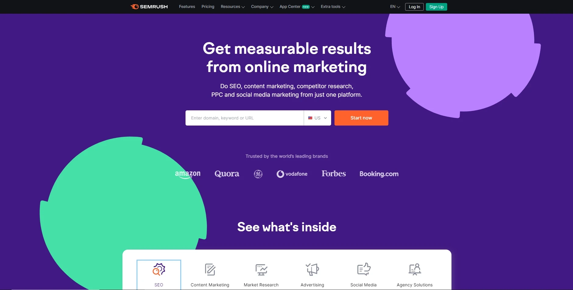 Semrush Keyword Research Tool