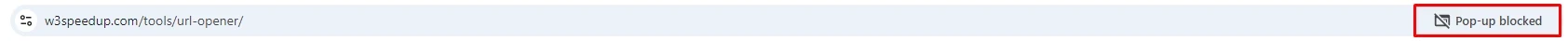 url not open