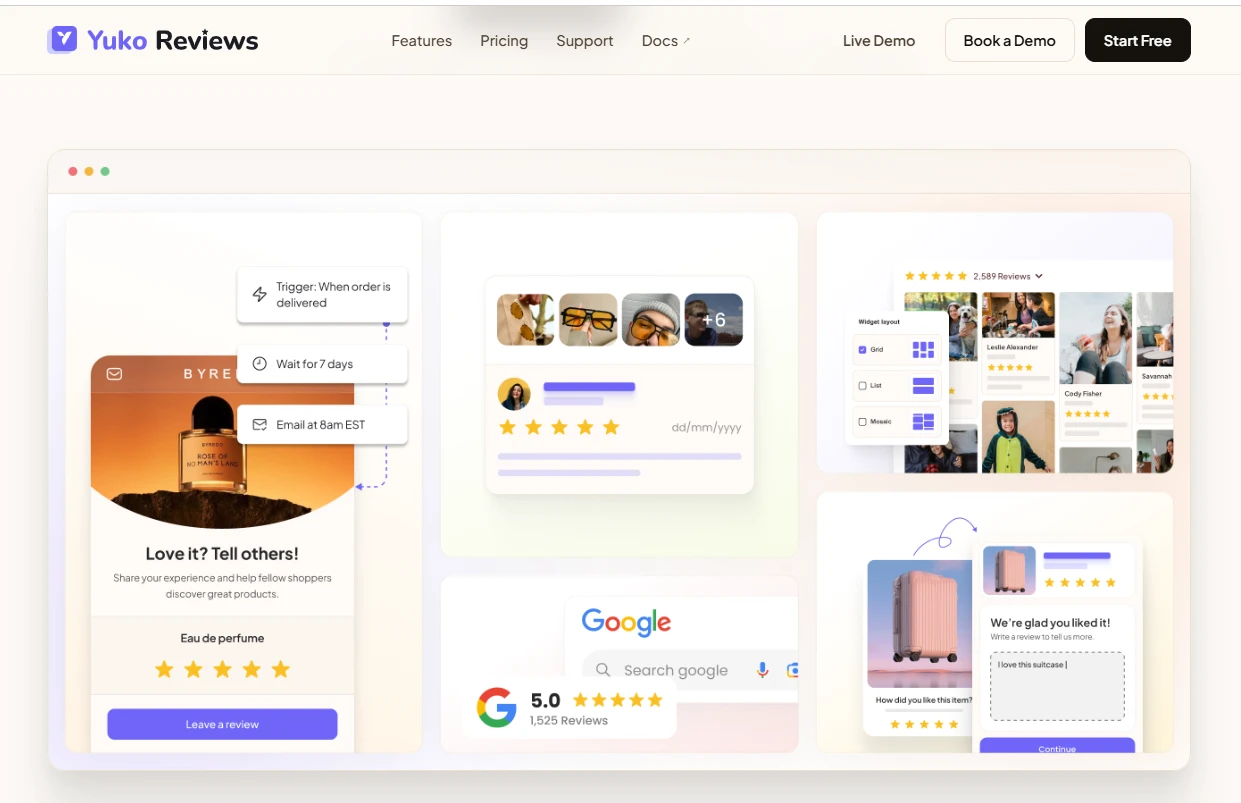 Yuko Review Homepage