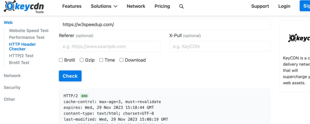 Keycdn - How to Check When a Website Was Last Updated - Easy Steps