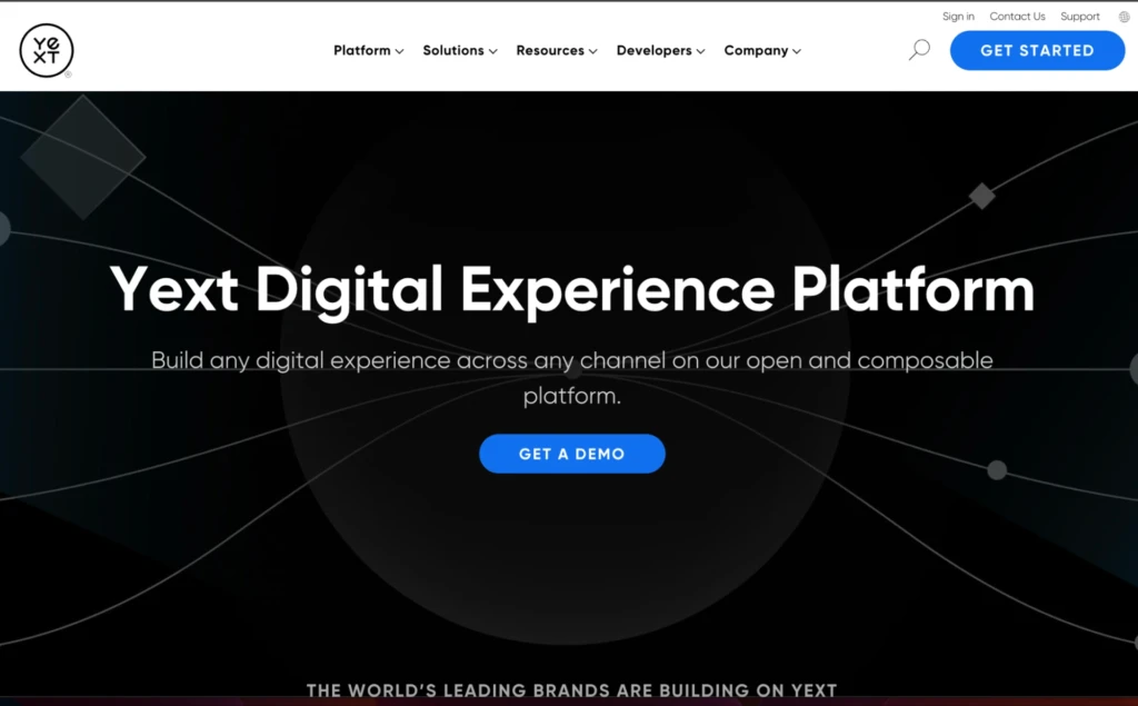 Yext Digital Experience Platform - Online Reputation Management Tools