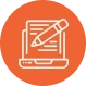writing notes using pensil