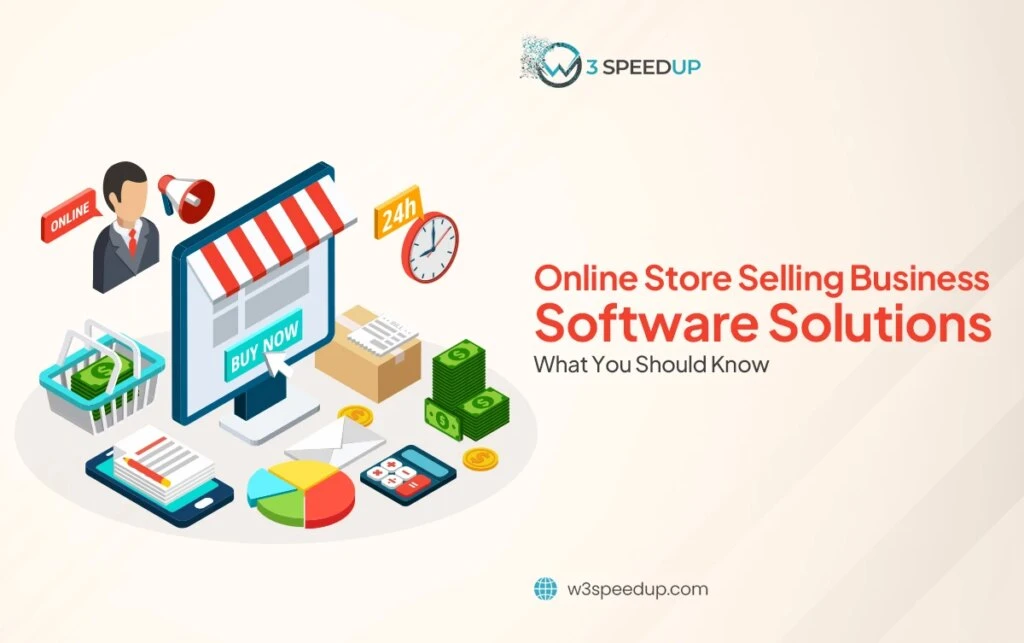 Online Store Selling Business Software Solutions