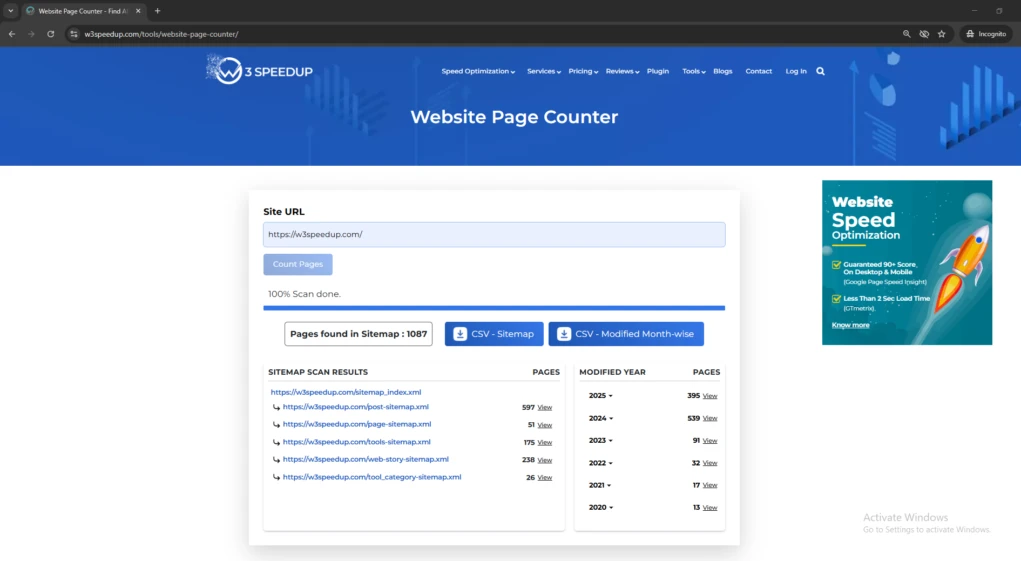website page counter