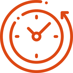 orange time in past