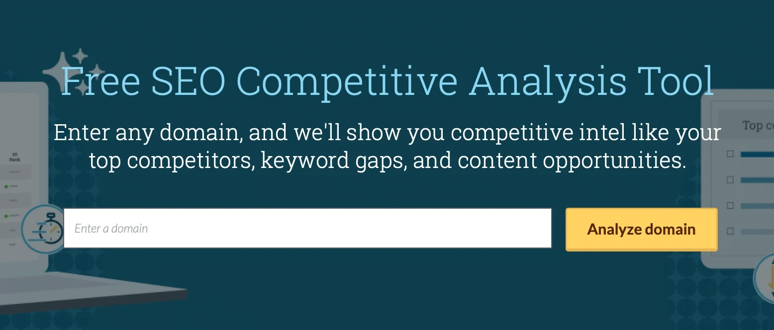 Moz - Free SEO Competitor Analysis Tool