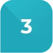 number three blue